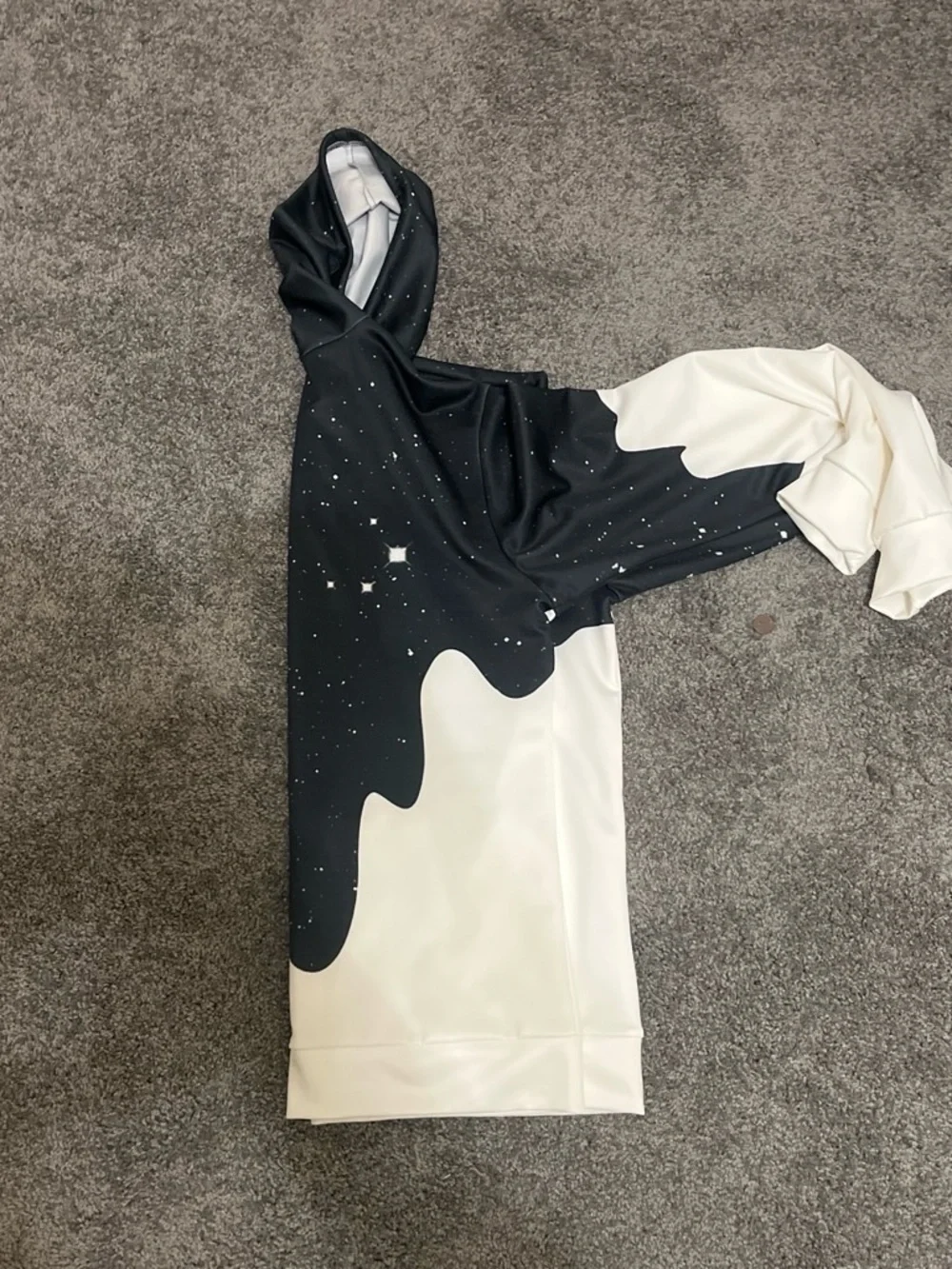 Black & White Customized Hoodie
